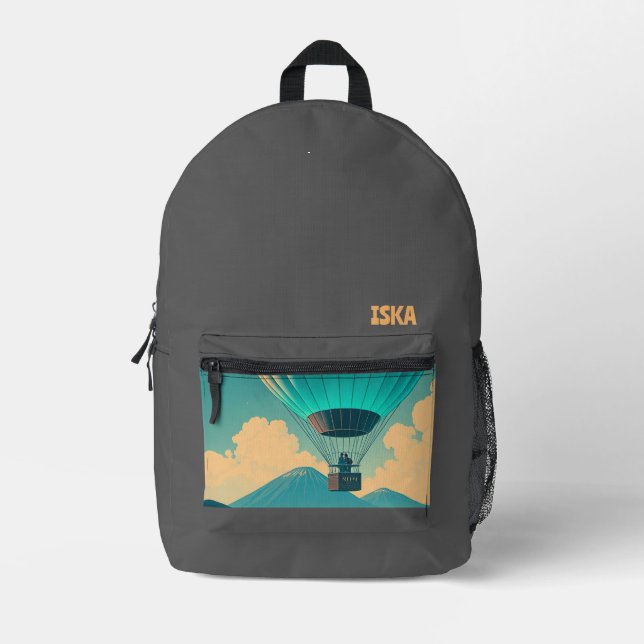 Mochila impresa (Anverso)