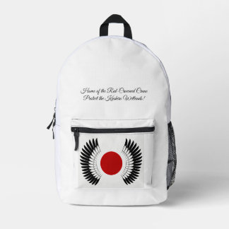 Mochila Impresa 丹頂旗・バックパック（Red-Crowned Crane Flag Backpack）