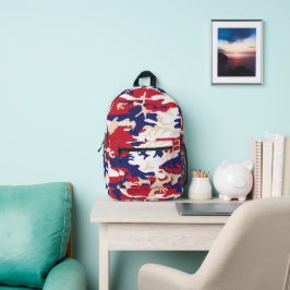 Mochila Impresa 4th of July, Independence day, Camouflage Beige