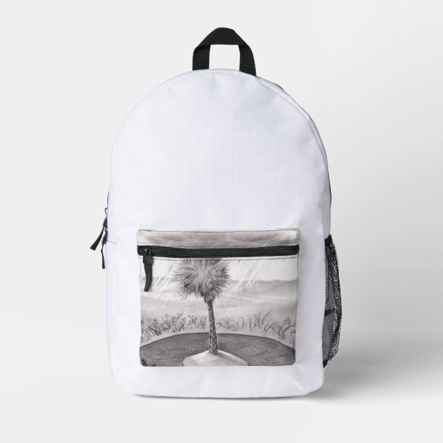 Mochila Impresa A veces llueve cuando quieres que dibuje (Anverso)