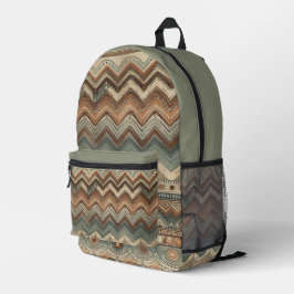 Mochila Impresa Abajo a la Tierra