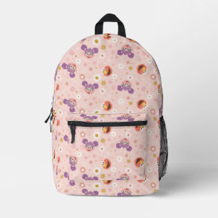 Mochila Impresa Abby Cadabby y Elmo Patrón Bosque