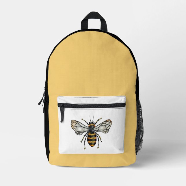 Mochila Impresa Abeja Melífera (Anverso)