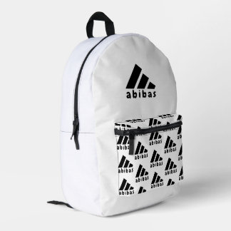 Mochila Impresa Abibas - ADIDAS Parody Logo Funny Gag Gift