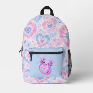 Mochila Impresa Abrazos de corazón de Ajolote