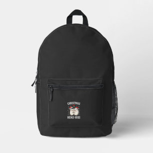 Mochila Impresa Abrazos de Navidad Erizo Lindo Erizo Fiesta