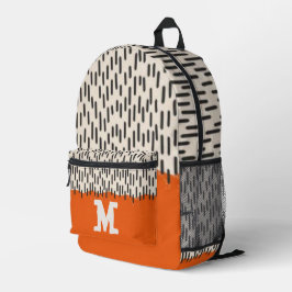 Mochila Impresa Abstract aesthetic 20s minimal vintage Monogram