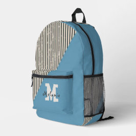 Mochila Impresa Abstract  aesthetic minimal trendy Monogram