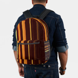 Mochila Impresa Abstract Symphony in Blue 4 (Negative Effect)