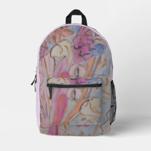 Mochila Impresa Abstracto Floral
