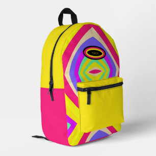 Mochila Impresa Abstrato