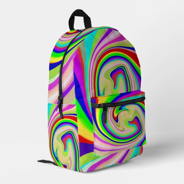 Mochila Impresa Abstrato (Esquina izquierda trasera)