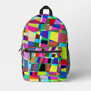 Mochila Impresa Abstrato