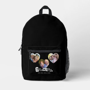Mochila Impresa Abuelo Establecido 3 Regalo de Foto Para Abuelo