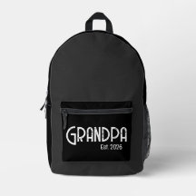 Abuelo Establecido Letras Blancas Grunge