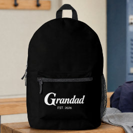 Mochila Impresa Abuelo Estableció Nuevo Regalo de Abuelo