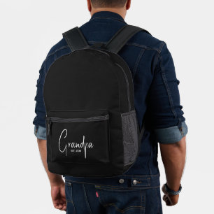 Mochila Impresa Abuelo Estableció Nuevo Regalo para Abuelo