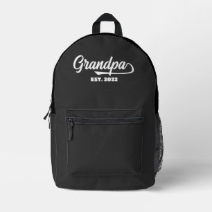 Mochila Impresa Abuelo Estableció Tipografía Nuevo Regalo para Abu