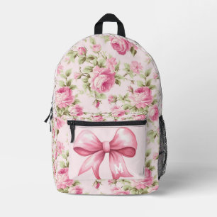 Mochila Impresa Abuelo Rosa de cabaña rosado Monograma