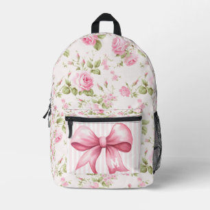 Mochila Impresa Abuelo Rosa de cabaña rosado   Monograma