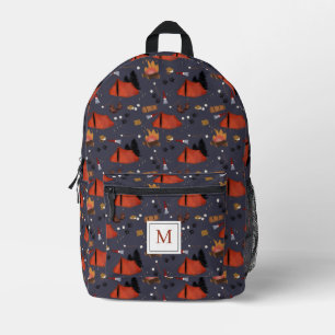 Mochila Impresa Acampada al aire libre de verano en Camping