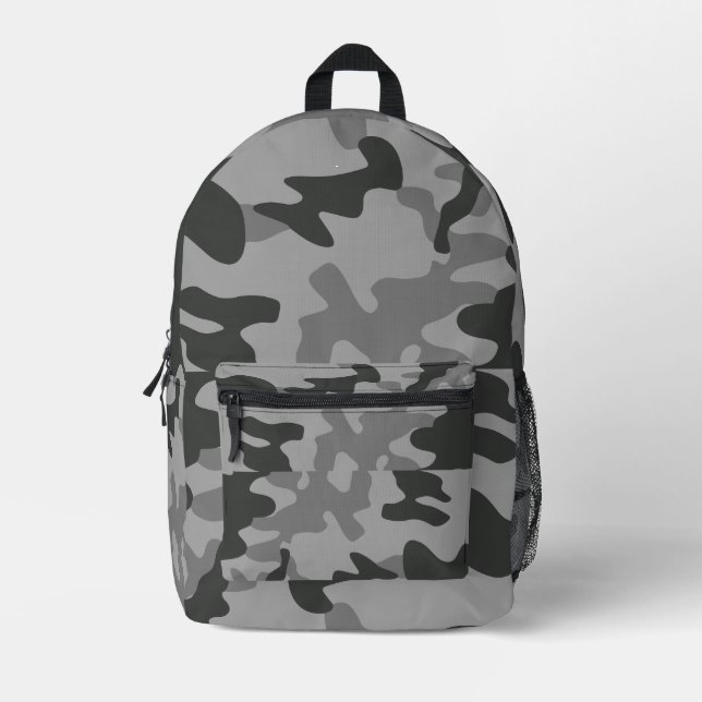 Mochila Impresa Accesorios para gris de camuflaje (Anverso)
