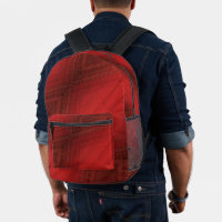 Aceptación | Patrón de Boho Ecléctico Rojo