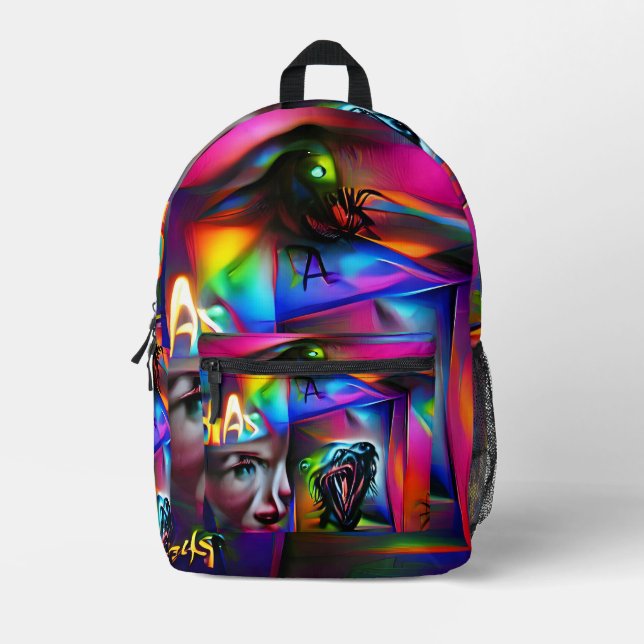 Mochila Impresa Aclulofobia (Anverso)