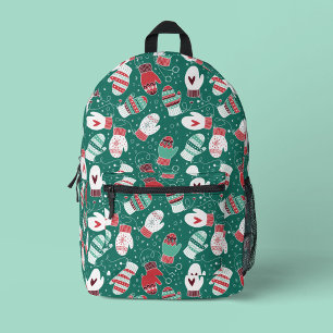 Mochila Impresa Acogedores Navidades de invierno miden el patrón e