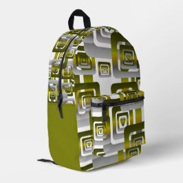 Mochila Impresa Activate My Heart Pattern Silver