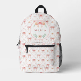 Mochila Impresa acuarela de arco de coqueta