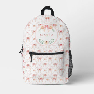 Mochila Impresa acuarela de arco de coqueta