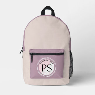 Mochila Impresa Acuarela Pastel Promocional y Corporativo de viaje