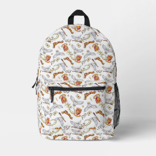 Mochila Impresa Acuarela Patrón GRYFFINDOR™ Hedwig