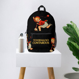 Mochila Impresa Adiós Cuntaroos Humor Divertido Sarcástico Retro