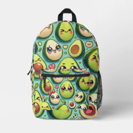 Mochila Impresa Adorable Avocados