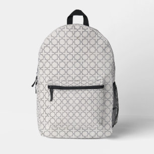Mochila Impresa Adorno Arabesco Elegante