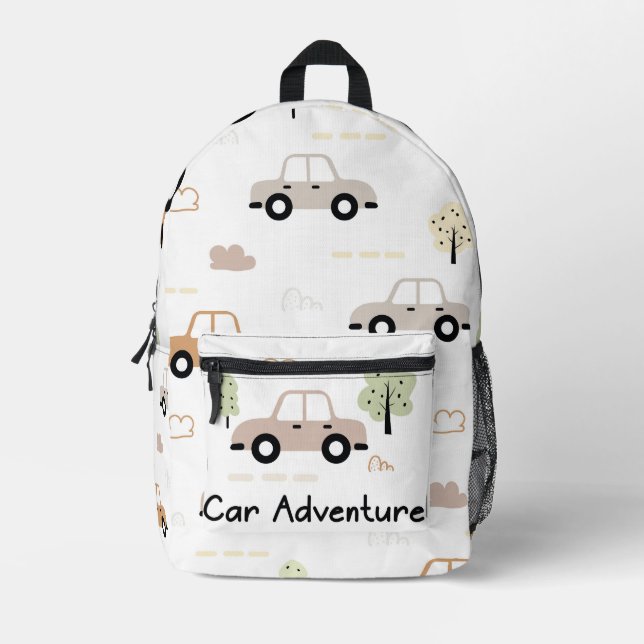 Mochila Impresa Adventure Car (Anverso)