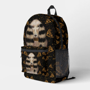 MOCHILA IMPRESA AFGANO DE ORO 
