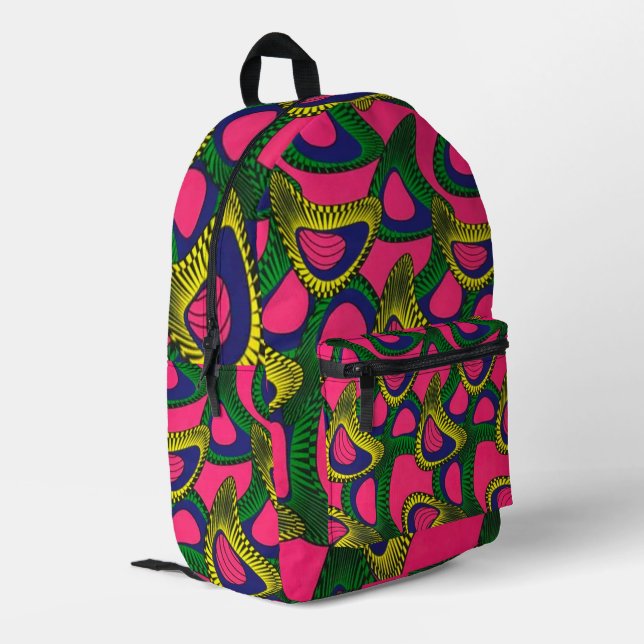 Mochila Impresa Africano (Esquina izquierda trasera)