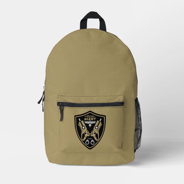 Mochila Impresa Agente especial Kid (Anverso)