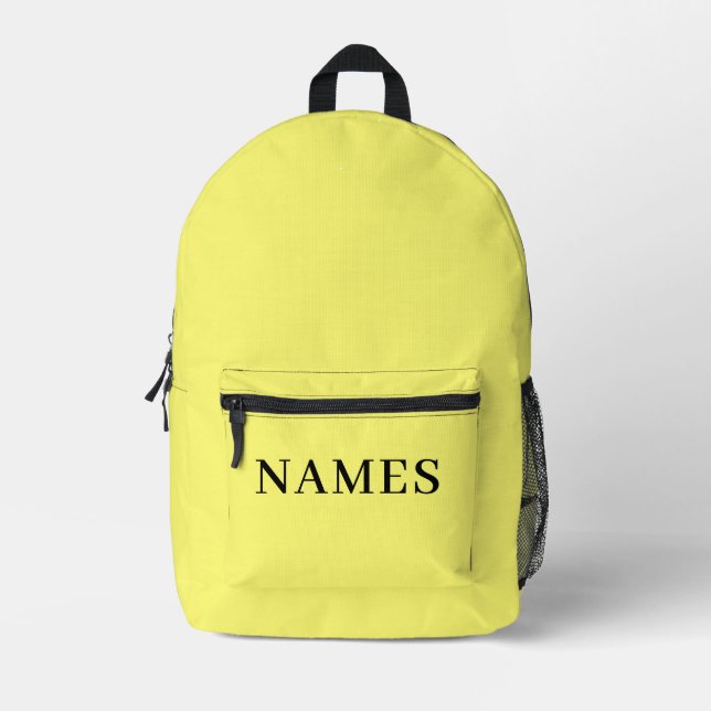 Mochila Impresa Agrega tu nombre (Anverso)