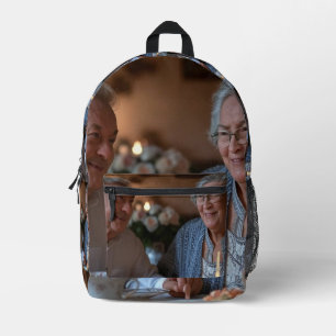 Mochila Impresa Agregar Foto de Aniversario Personalizar
