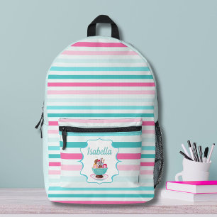 Mochila Impresa Agua Hielo Crema Sundae Personalizado