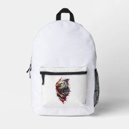 Mochila Impresa Águila Americana Patriótica Vintage 4 de Julio