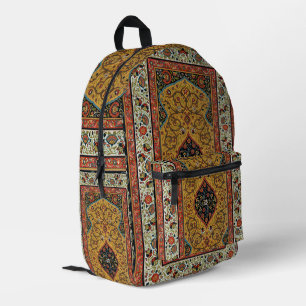 Mochila Impresa Alfombra Persa Antigua Diseño Elegante