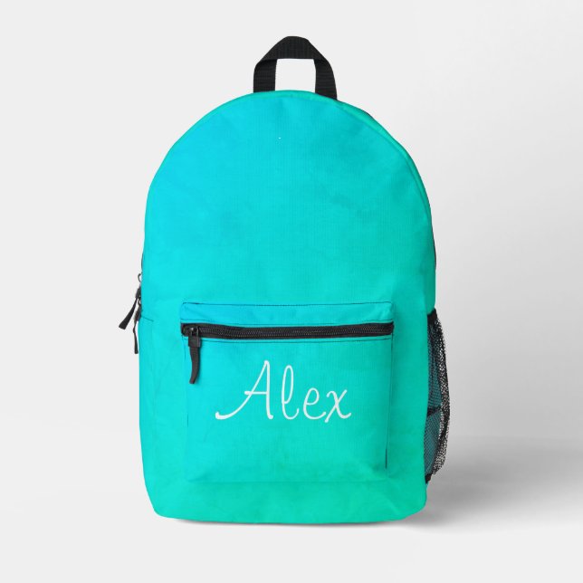 Mochila Impresa Allure Aqua (Anverso)