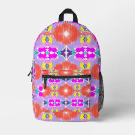 Mochila Impresa Almohada decorativa caleidoscopio Flor Solar