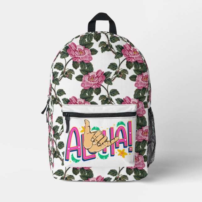 Mochila Impresa Aloha (Anverso)