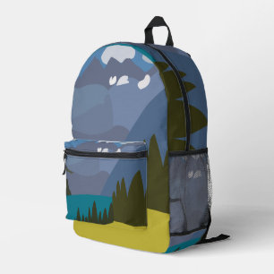 Mochila Impresa Alpes Mountain Lake Travel